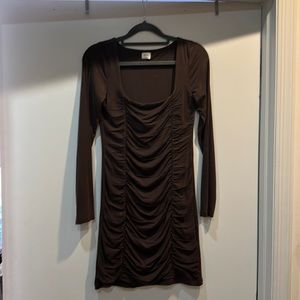 Wilfred Aritzia Brown Dress, Size S